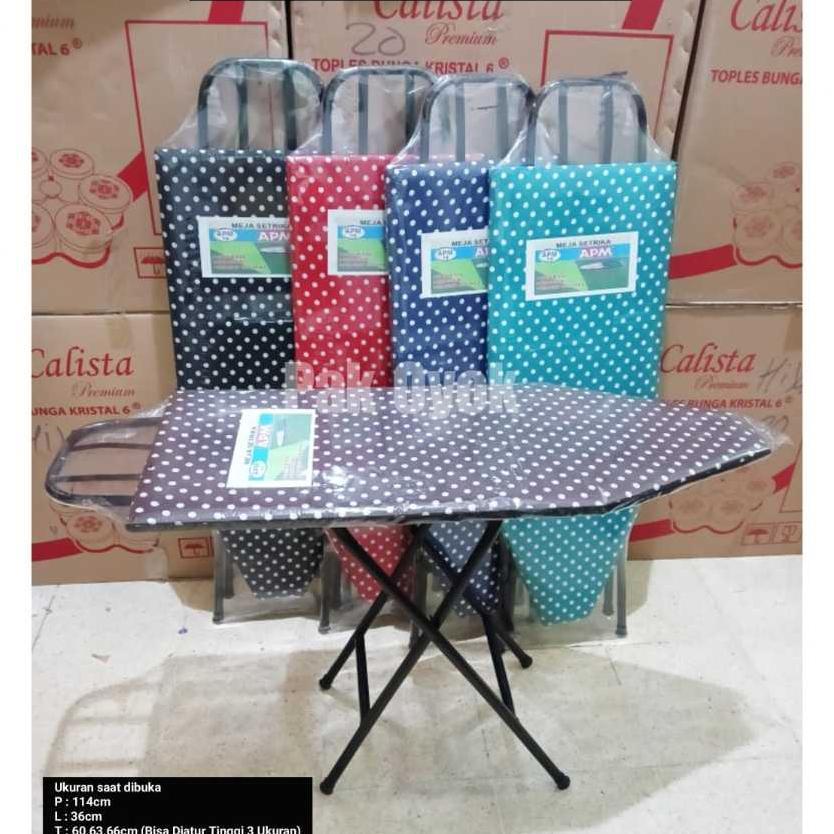 Meja Setrika Berdiri / Meja Setrika Lipat Kaki Panjang Berdiri / Meja Setrika Berdiri / Alas Gosok S