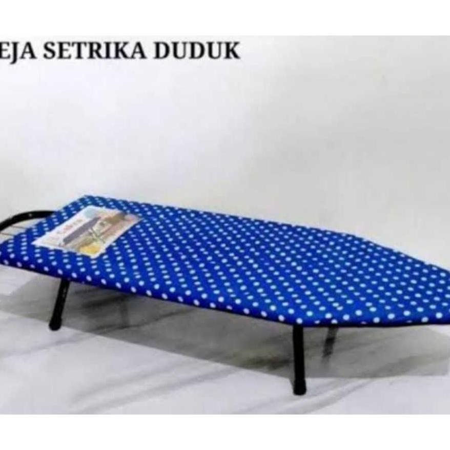 Jual Meja Setrika Pendek Panjang Duduk Berdiri Polkadot Motif Bunga Polos Produk Asli Indonesia Kuat