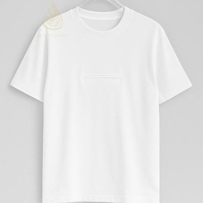 Kaos Oblong Putih Haji Umroh Lengan Pendek Kantong Depan | Baju Dalaman Ihram Pria Muslim Best Selle