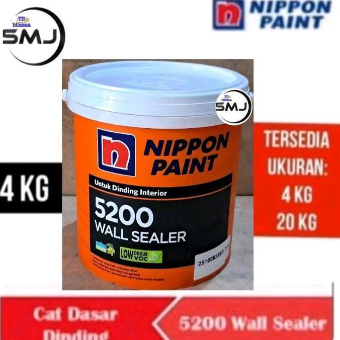 TERLARIS - Nippon Wall Sealer 5200 Interior 2.5 ltr 4 kg Nippon Paint Cat Dasar tembok Nippon Paint 