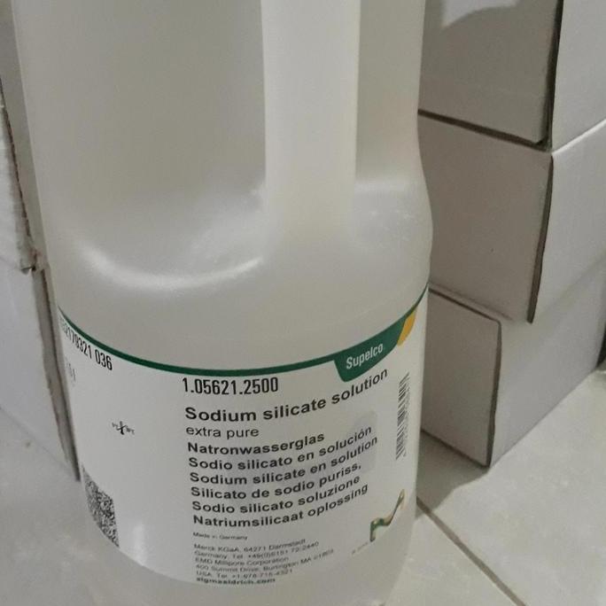 BEBAS ONGKIR - Sodium silicate sodium silicat natrium silicate merck 1.05621.2500