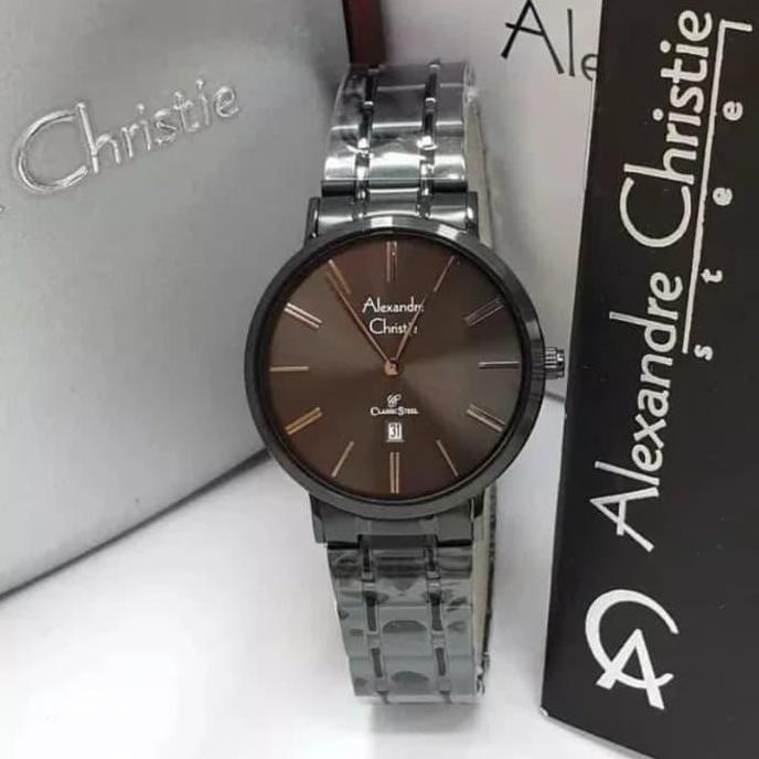 Jam Tangan Alexandre Christie AC 8597 Black Rosegold Dan Lainnya
