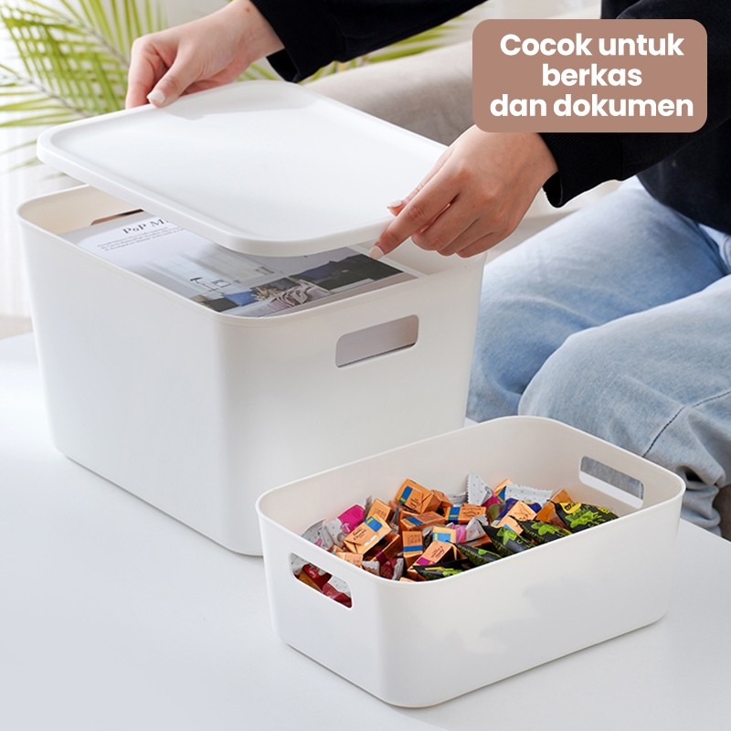 Dejavu Box Storage Organizer Kotak Penyimpanan Bin Pantry Serbaguna Keranjang Bin Organiser Hsb170