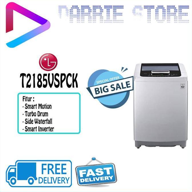 LG T2185VSPCK MESIN CUCI TOPLOADING WASHER T-2185VSPCK T2185 2185VSPCK
