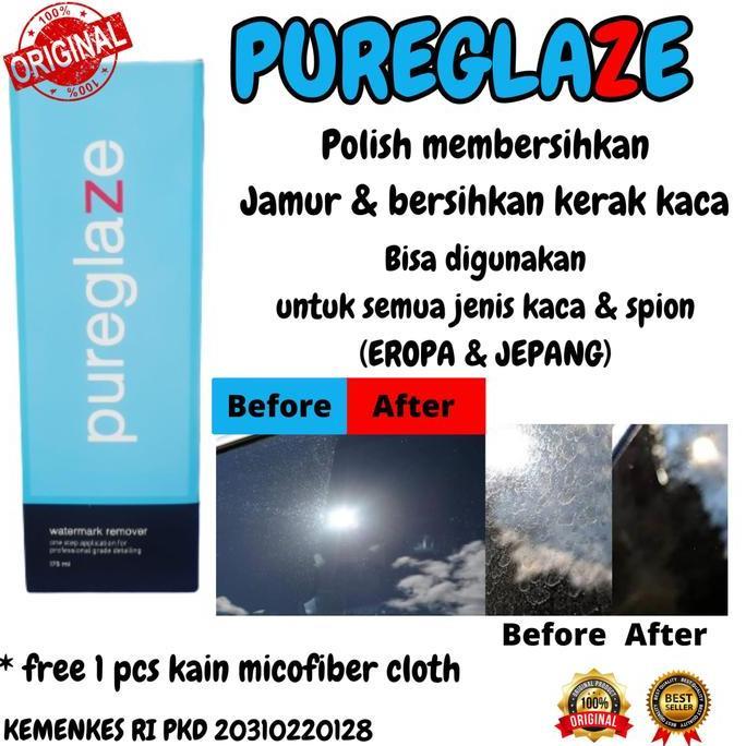 TERBARU - PUREWAX PEMBERSIH JAMUR KACA & BODY KENDARAAN/ KERAK PADA CHROME