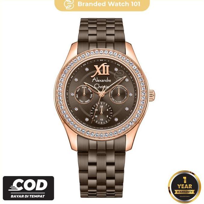 Jam Tangan Wanita Alexandre Christie AC 2496 / AC2496 / 2496 Garansi Resmi 1 Tahun