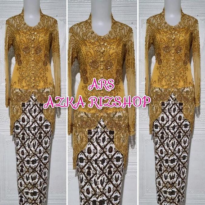 set kebaya pesta kebaya wisuda kebaya murah kebaya payet merak kerah sunda