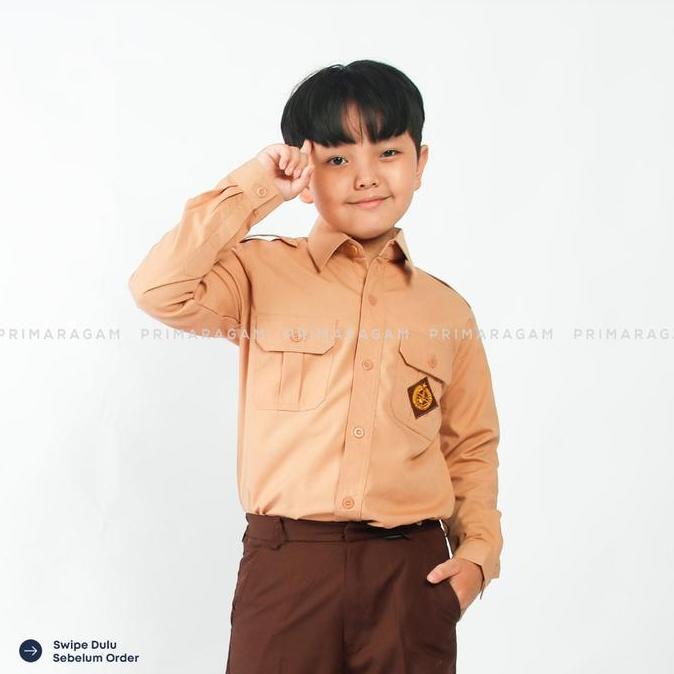Primaragam Baju Pramuka Penggalang Lengan Panjang Sd Smp Sma Smk Laki Laki Penegak