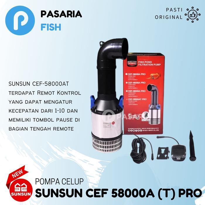 SUNSUN CEF 36000/48000/58000 A PRO Dengan Pipa CEF PRO Series Pompa Celup Kolam Ikan Koi