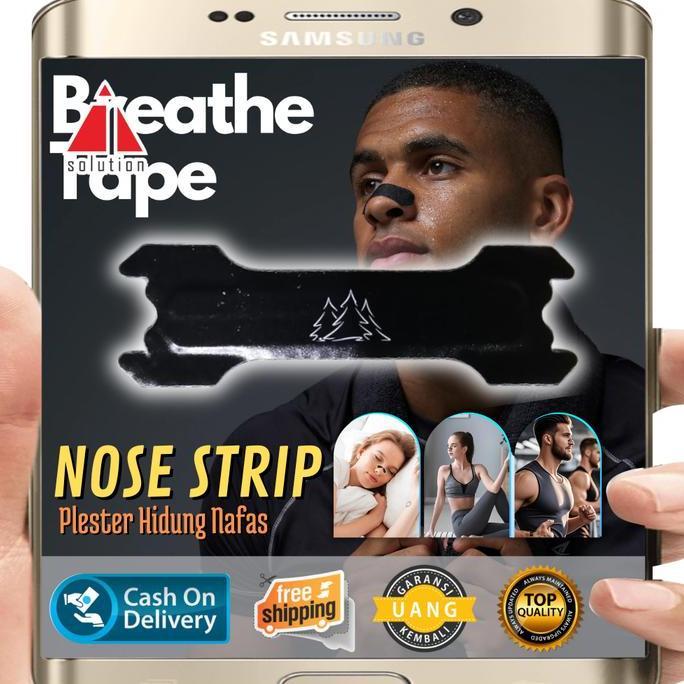 BIBULAS Plester Hidung Pernafasan Anti Ngorok Anti Dengkur - Nose Strips Nasal Snooring Plaster - Pe
