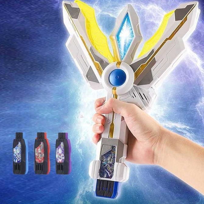 ENCRASH Senjata Ultraman Trigger Transformer Shield Ultraman Trigrger Belt Ultraman