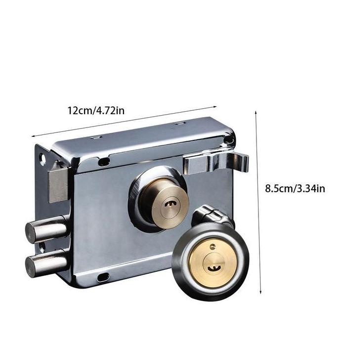 SERICUSS Kunci Pintu Otomatis / Kunci Pagar Otomatis merk / otomatis dengan knob / untuk gerbang pag