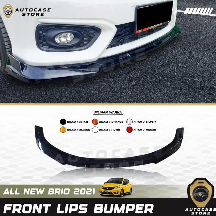 FRONT LIPS BUMPER ALL NEW BRIO URBANITE PAKET KOMPLIT 2021 2022 2023 2024 2025 AKSESORIS MOBIL PNP R