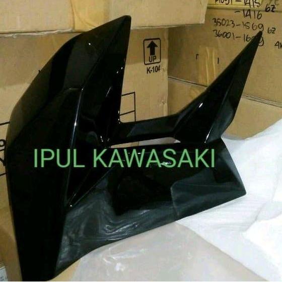 SHROUD SAYAP TANGKI KAWASAKI Z250SL Z250 SL Z 250SL HITAM GLOSSY ORIGINAL KAWASAKI BARU