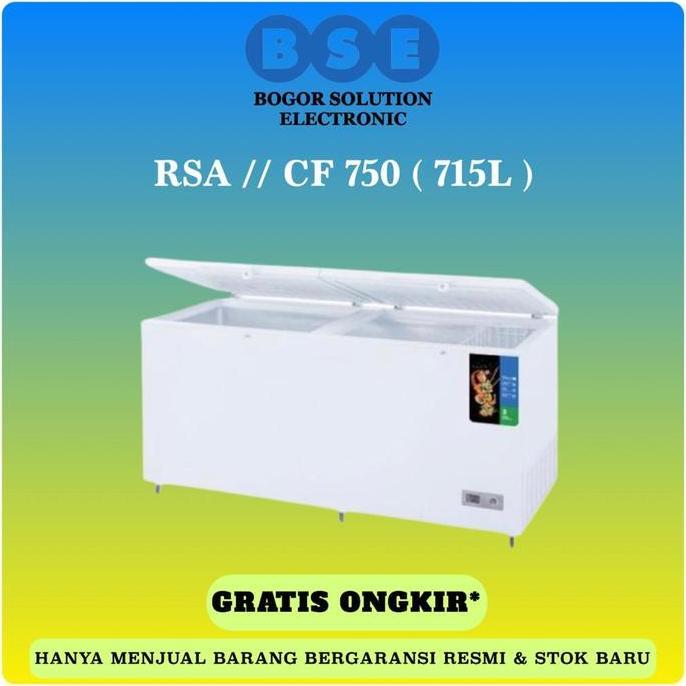 Chest Freezer RSA 715 Liter Cf750 Cooler Box 715L RSA Cf 750 RSA CF750