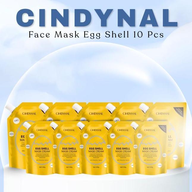 Cindynal Masker Gold Collagen Mask Cream Face Peel Off Moisturizing Yeast Eggshell Masker Wajah Telu