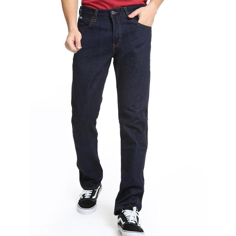WRANGLER LONG PANTS Regular GREENSBORO 07 - (Dark blue)