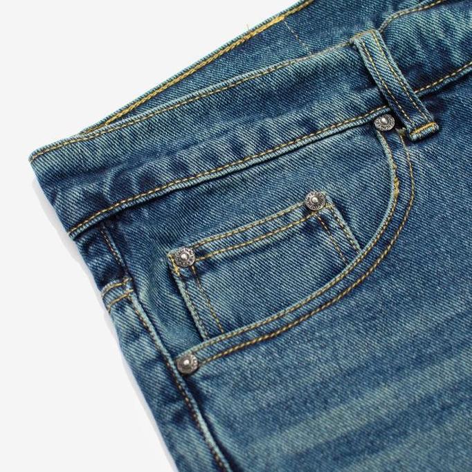 Warning Clothing - Denimes 2.61 Short Pants | Celana Denim Jeans Pendek Mid Blue
