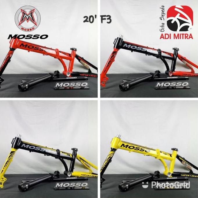 Mosso 20-F3 Frame Set Sepeda Lipat Folding Bike Disc Brake