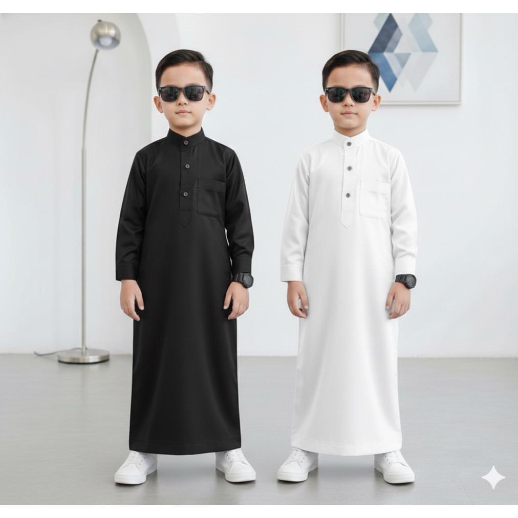 ORIGINAL GAMIS TOYOBO ANAK LAKI LAKI 1-14 TAHUN-JUBAH GAMIS TOYOBO BAJU KOKO ANAK LAKI LAKI LENGAN P