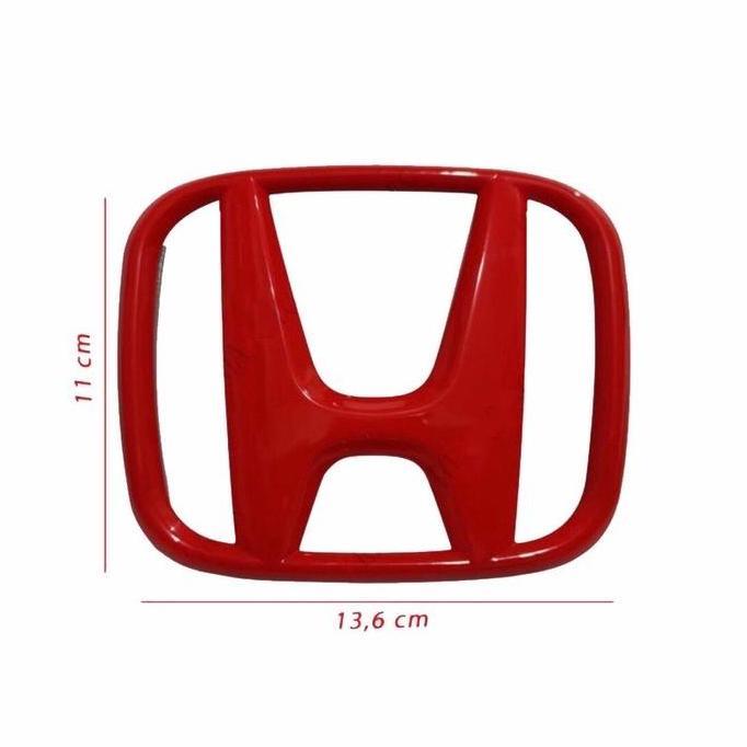 LOGO EMBLEM ALL NEW BRIO DEPAN-MERAH KHUSUS