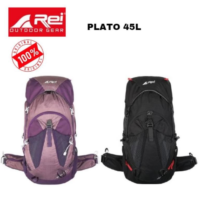 Tas Carrier Rei Plato 45L+Raincover Ori100%