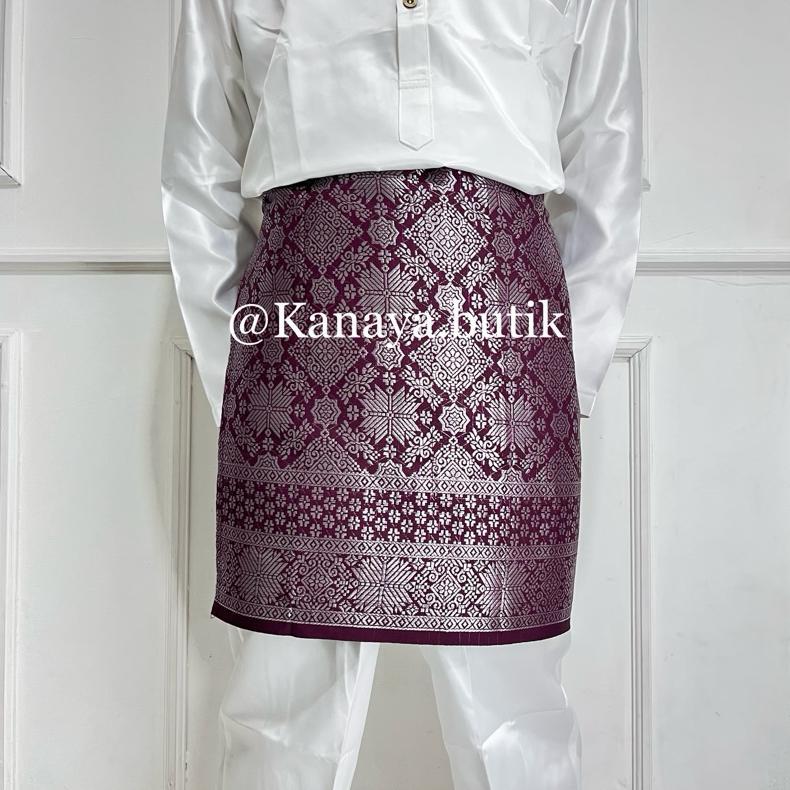 Terlaris Songket Samping Melayu // Rumpak Melayu // Kain Songket Samping Melayu // Songket Bapak // 