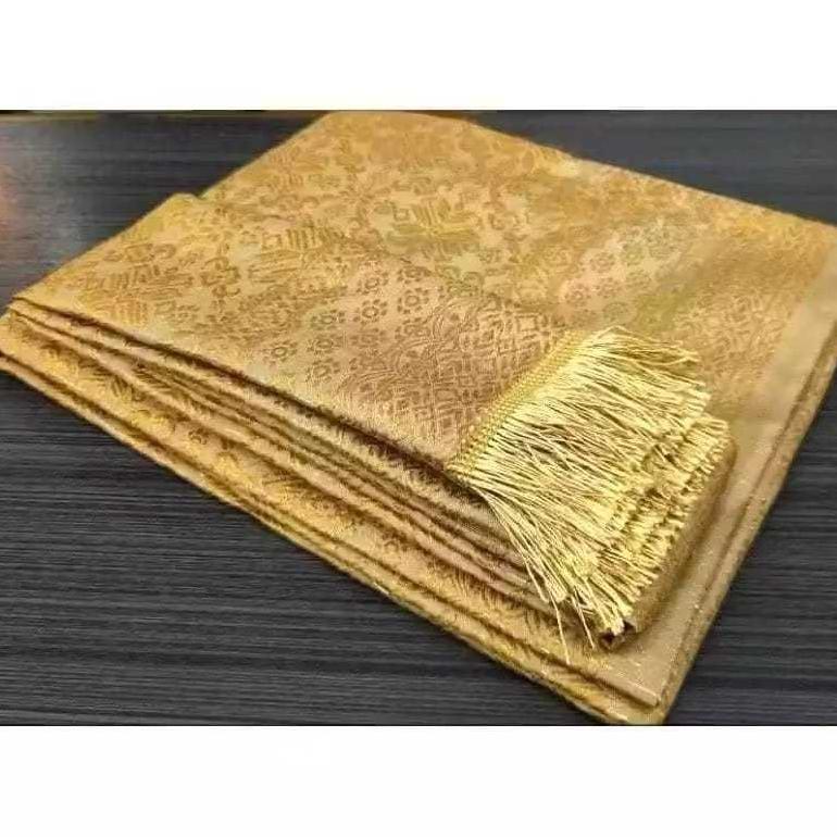 Awet Songket Lilit Batik Selendang/Songket Motif/Songket Palembang/Bawahan Kebaya Pesta Warna Navy S