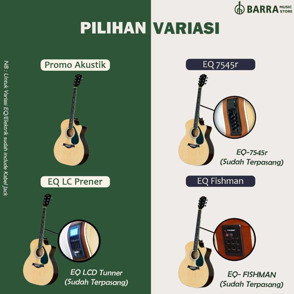 DORRLASTORE GITAR AKUSTIK LESLEY AC01 ORIGINAL MURAH