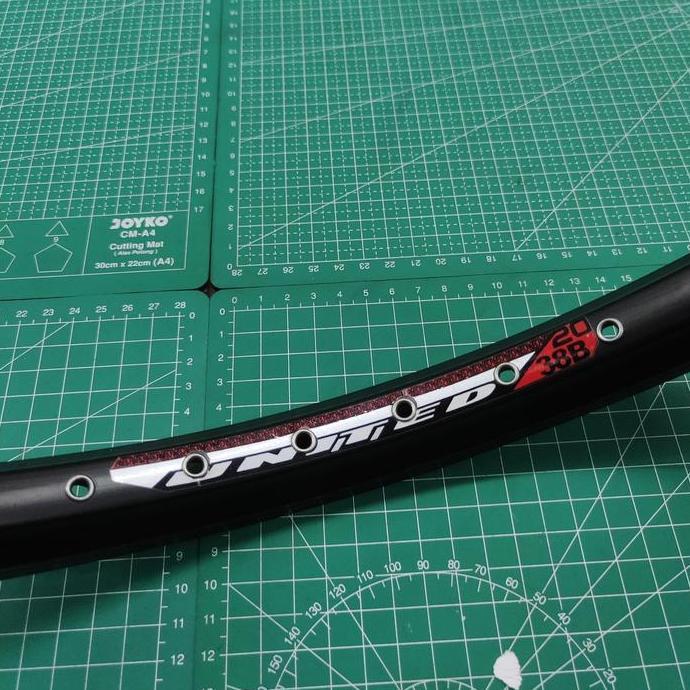 Velg Rims united 2038 20 Inch 406 untuk bmx dan sepeda lipat 36 hole