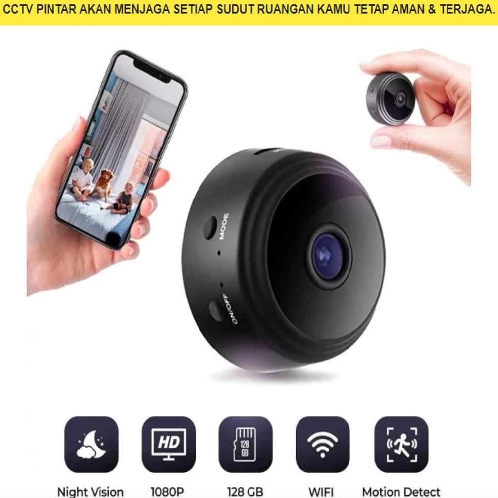 BARSAMTO A3 CCTV WIFI MINI TERSEMBUNYI TANPA KABEL JARAK JAUH LEWAT HP PORTABLE TAFFWARE MINI WIFI I