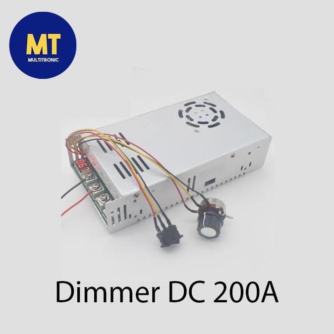 BEBAS ONGKIR - Dimmer DC 200A High Power Industrial DC 12-48V (8045)