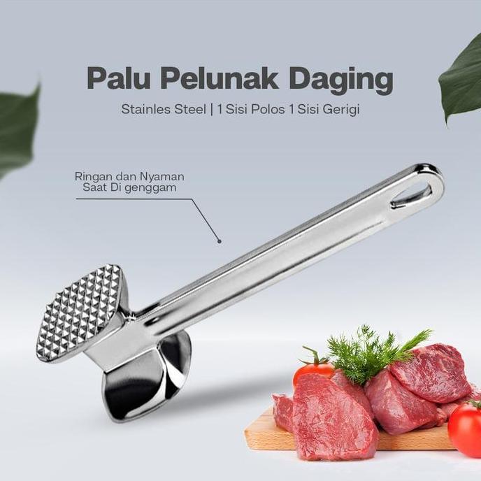 TERLARIS PALU DAGING / PALU STAINLESS / PALU GEPUKAN DAGING / PALU DAGING