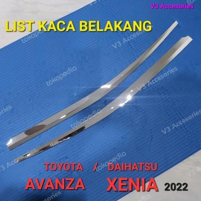 NEW List Kaca Belakang AVANZA/XENIA 2022 Chrome