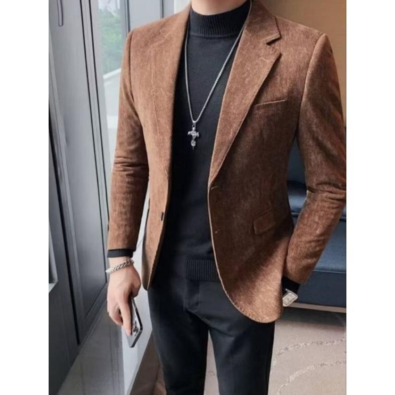 TERBARU JAS CORDUROY PRIA SLIM FIT JAS BLAZER CORDUROY PRIA JAS BLAZER PRIA CASUAL