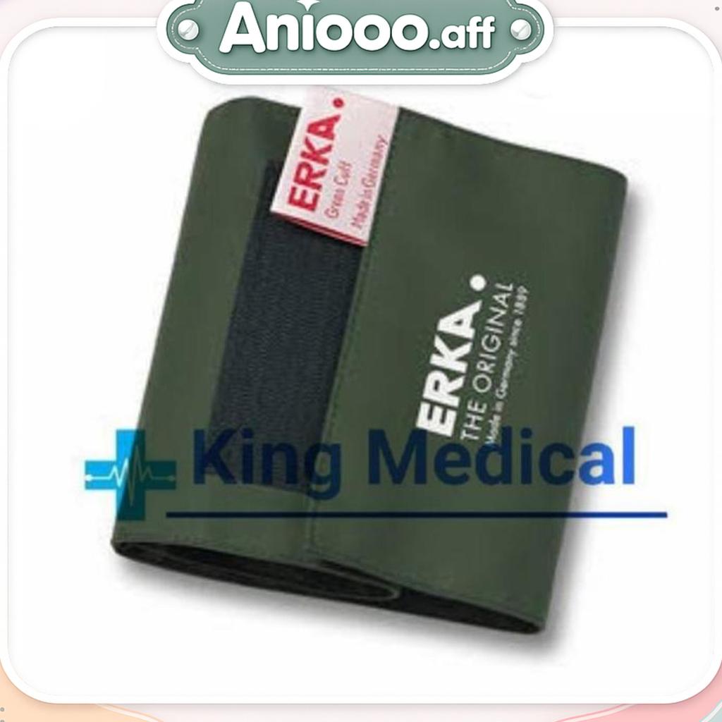 Manset Tensimeter/Velcro Cuff Superb Green Double Tube Erka Germany