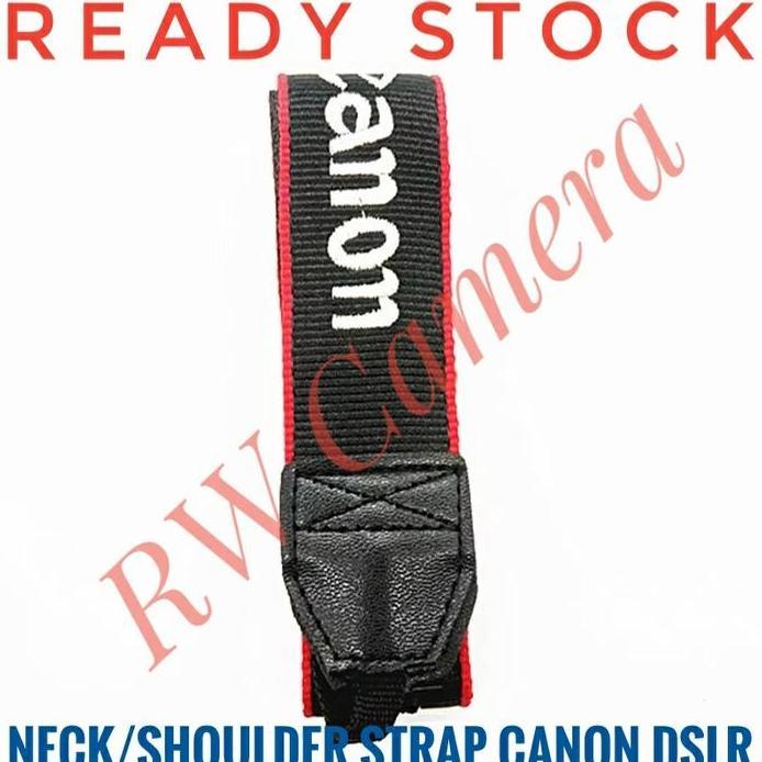Tali Strap Canon DSLR OEM ORI Bordir EOS DIGITAL Neck Shoulder 60D 80D