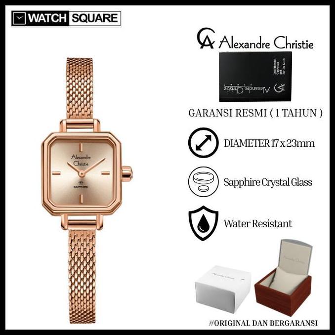 Promo Jam Tangan Wanita Alexandre Christie Ac-2B36 Jam Rantai Kecil