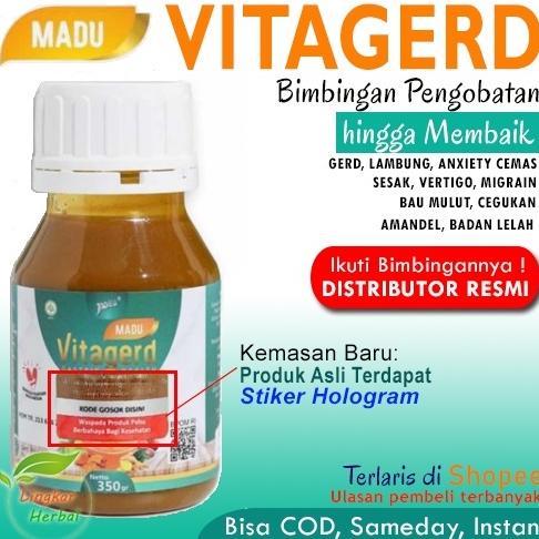 Madu VITAGERD Herbal GERD dan Asam Lambung Original Asli Ori
