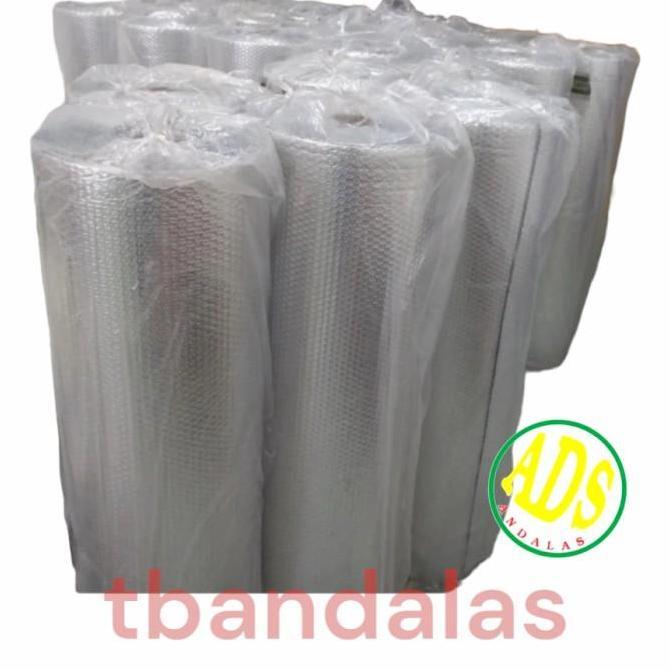 TERMURAH - Alumunium foil bubble Peredam panas atap seng  genteng 1 roll 25 meter