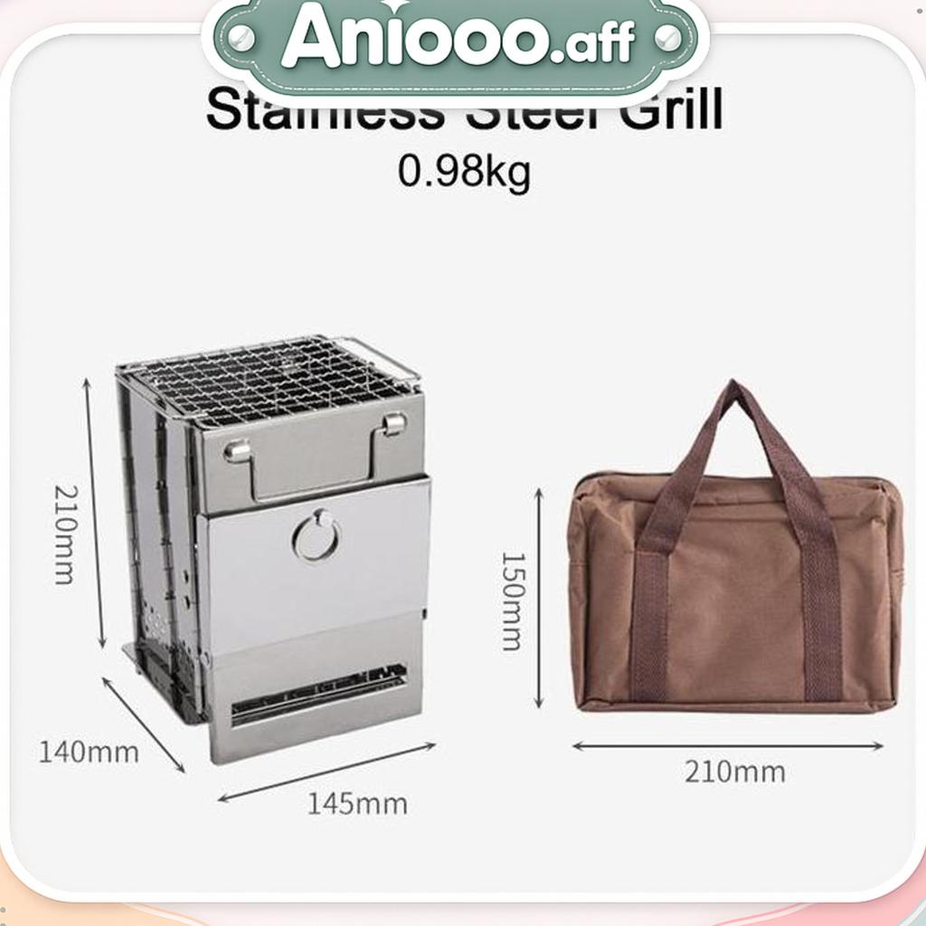 Firewood Stove Multifungsi Kompor Kayu Bakar Bbq Grill Api Unggun