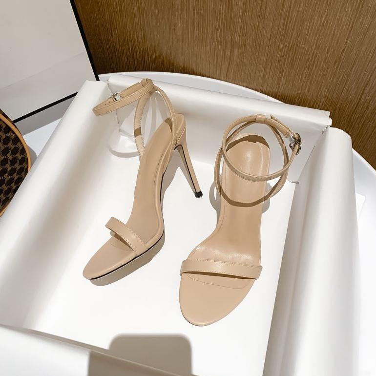 PROMO TERBARU Wikasa_05 Heels wdy futry sandal heels cantik wanita nyaman tali kecil tinggi 9cm size