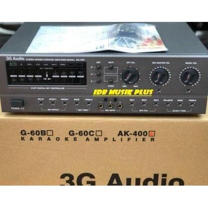 Amplifier Mixer Karaoke 3G Audio Ak400 Ak 400 Original 3G Audio