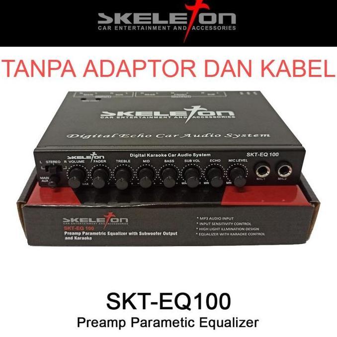 Parametric Equalizer Mobil - Skeleton Parametric Car Equalizer - SKT-EQ100