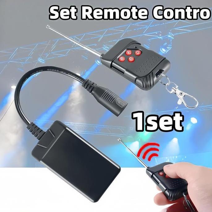 JIDZRUN 1set Remot Mesin Asap Remote Control Mesin Asap Panggung Mesin Kabut Asap Remote Kontrol