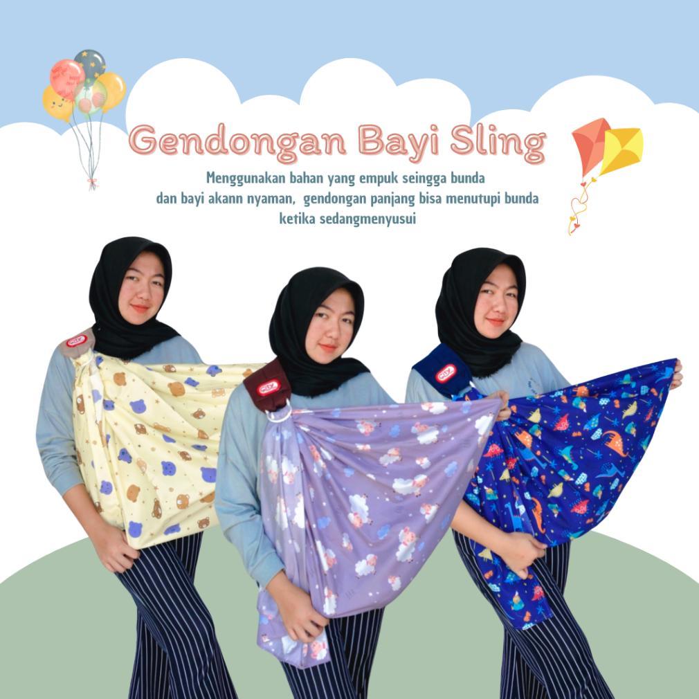 BESTPROMO Gendongan Bayi Multifungsi Ring Sling Gendongan Bayi Panjang Ring Sling