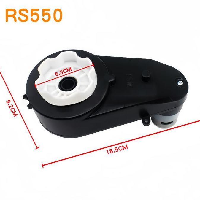 JIDZRUN Gearbox Mobil Aki Anak 12 Volt 390/550 Dinamo Gearbox Aki Mainan Anak Remote Control 18000/1