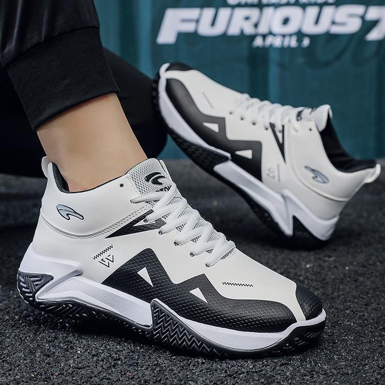 cuci gudang highland sepatu basket pria putih sepatu sneakers cowok sepatu olahraga bally outdoor ke