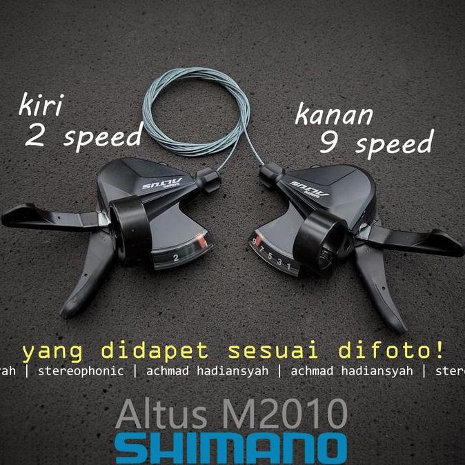 Shifter Altus 2 x 9speed M2010 Shifter 2x9speed Shifter Altus 2x9speed
