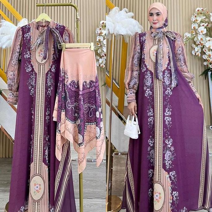 GAMIS DRESS SULTAN BY DIJAH FASHION MUSLIM BRANDED GAMIS SYARI